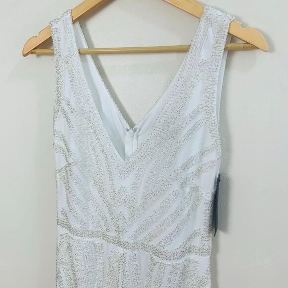 Lulu's White V-Neck Jumpsuit - Picture 6 of 13